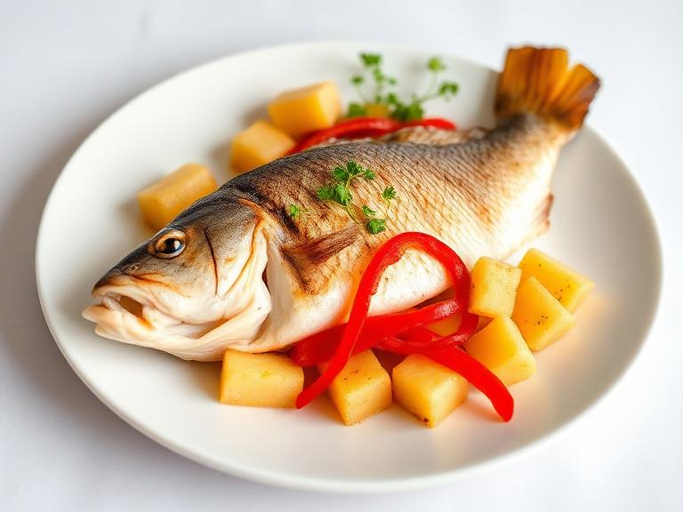 Filete de mero al vapor